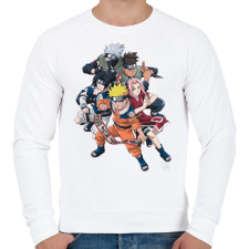 PRINTFASHION Naruto - Férfi pulóver - Fehér férfi pulóver, kardigán