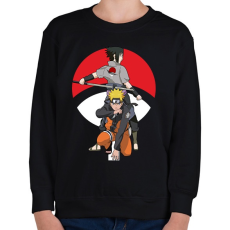 PRINTFASHION Naruto - Gyerek pulóver - Fekete