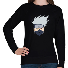 PRINTFASHION Naruto Kakashi head illustration, Kakashi Hatake Sasuke Uch - Női pulóver - Fekete női pulóver, kardigán