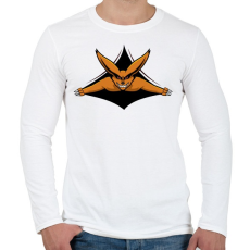 PRINTFASHION Naruto - Kurama - Férfi hosszú ujjú póló - Fehér