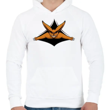 PRINTFASHION Naruto - Kurama - Férfi kapucnis pulóver - Fehér férfi pulóver, kardigán