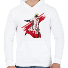 PRINTFASHION Naruto Minoto - Férfi kapucnis pulóver - Fehér