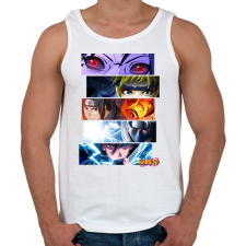 PRINTFASHION NARUTO montage - Férfi atléta - Fehér atléta, trikó