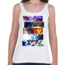 PRINTFASHION NARUTO montage - Női atléta - Fehér