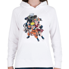 PRINTFASHION Naruto - Női kapucnis pulóver - Fehér női pulóver, kardigán