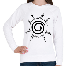 PRINTFASHION naruto - Női pulóver - Fehér női pulóver, kardigán