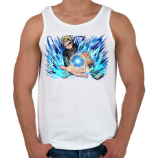 PRINTFASHION Naruto Rasengan - Férfi atléta - Fehér