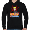 PRINTFASHION naruto shippuden - Férfi kapucnis pulóver - Fekete