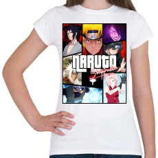 PRINTFASHION Naruto Shippuuden - Női póló - Fehér