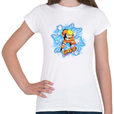 PRINTFASHION Naruto Uzumaki - Női póló - Fehér