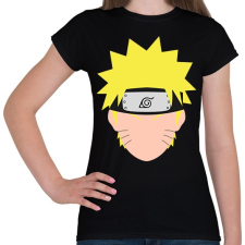 PRINTFASHION Naruto Uzumaki - Női póló - Fekete női póló