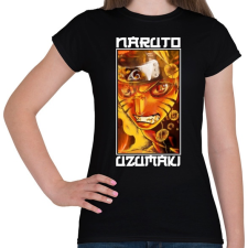 PRINTFASHION Naruto Uzumaki - Női póló - Fekete női póló