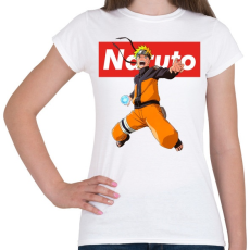 PRINTFASHION Naruto Uzumaki Rasengan - Női póló - Fehér