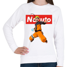 PRINTFASHION Naruto Uzumaki Rasengan - Női pulóver - Fehér