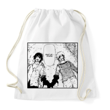 PRINTFASHION Naruto vs Sasuke - Sportzsák, Tornazsák - Fehér tornazsák