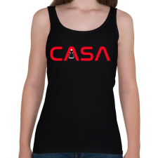PRINTFASHION NASA - A nagy pénzrablás - Női atléta - Fekete női trikó