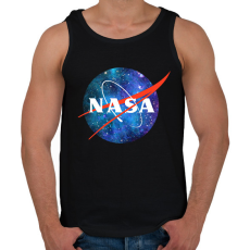 PRINTFASHION nasa - Férfi atléta - Fekete