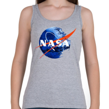PRINTFASHION NASA Halálcsillag logo - Női atléta - Sport szürke női trikó