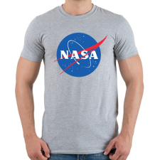 PRINTFASHION NASA logo - Férfi póló - Sport szürke férfi póló