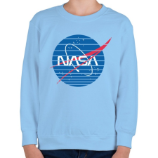 PRINTFASHION Nasa logo - Gyerek pulóver - Világoskék gyerek pulóver, kardigán
