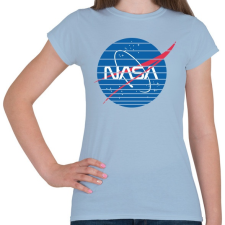 PRINTFASHION Nasa logo - Női póló - Világoskék női póló