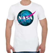 PRINTFASHION NASA NEBULA - Férfi póló - Fehér férfi póló