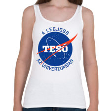 PRINTFASHION Nasa Tesó - Női atléta - Fehér női trikó