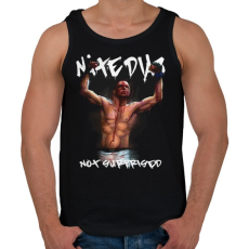 PRINTFASHION Nate Diaz - Férfi atléta - Fekete