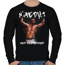 PRINTFASHION Nate Diaz - Férfi pulóver - Fekete
