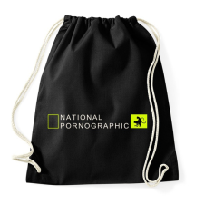 PRINTFASHION national pornographic - Sportzsák, Tornazsák - Fekete tornazsák