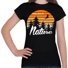 PRINTFASHION Nature  - Női póló - Fekete női póló