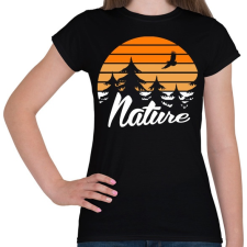 PRINTFASHION Nature  - Női póló - Fekete női póló