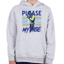 PRINTFASHION Ne rontsd el a hangulatom - Gyerek kapucnis pulóver - Sport szürke gyerek pulóver, kardigán