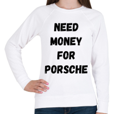 PRINTFASHION NEED5 - Női pulóver - Fehér női pulóver, kardigán