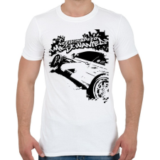 PRINTFASHION Need For Speed MW - Férfi póló - Fehér férfi póló