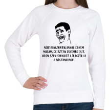 PRINTFASHION Néha haszontalannak érzem magam - Női pulóver - Fehér női pulóver, kardigán