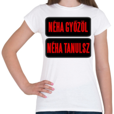 PRINTFASHION néha... - Női póló - Fehér női póló