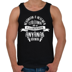 PRINTFASHION Néhányan a nevemen szólítanak - Férfi atléta - Fekete
