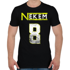 PRINTFASHION nekem 8 - Férfi póló - Fekete férfi póló