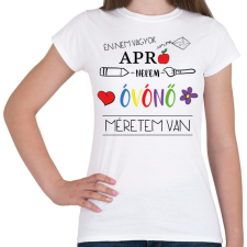 PRINTFASHION Nekem óvónő méretem van - Női póló - Fehér női póló