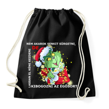 PRINTFASHION Nem akarok senkit sürgetni, de - Sportzsák, Tornazsák - Fekete tornazsák