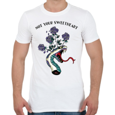PRINTFASHION Nem az édesed - Férfi póló - Fehér