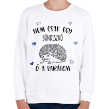 PRINTFASHION Nem csak egy sündisznó - Gyerek pulóver - Fehér gyerek pulóver, kardigán