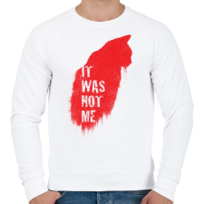 PRINTFASHION Nem én voltam - Férfi pulóver - Fehér férfi pulóver, kardigán