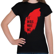 PRINTFASHION Nem én voltam - Női póló - Fekete női póló