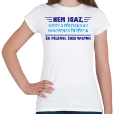 PRINTFASHION Nem igaz - Női póló - Fehér