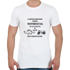 PRINTFASHION nem kockáztatok - Férfi póló - Fehér