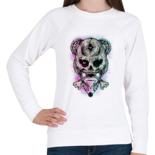 PRINTFASHION Nem Mickey - Női pulóver - Fehér női pulóver, kardigán