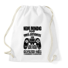 PRINTFASHION Nem mindig játszom videó játékokkal... - Sportzsák, Tornazsák - Fehér