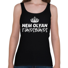 PRINTFASHION NEM OLYAN TÜNDIBÜNDI - Női atléta - Fekete női trikó